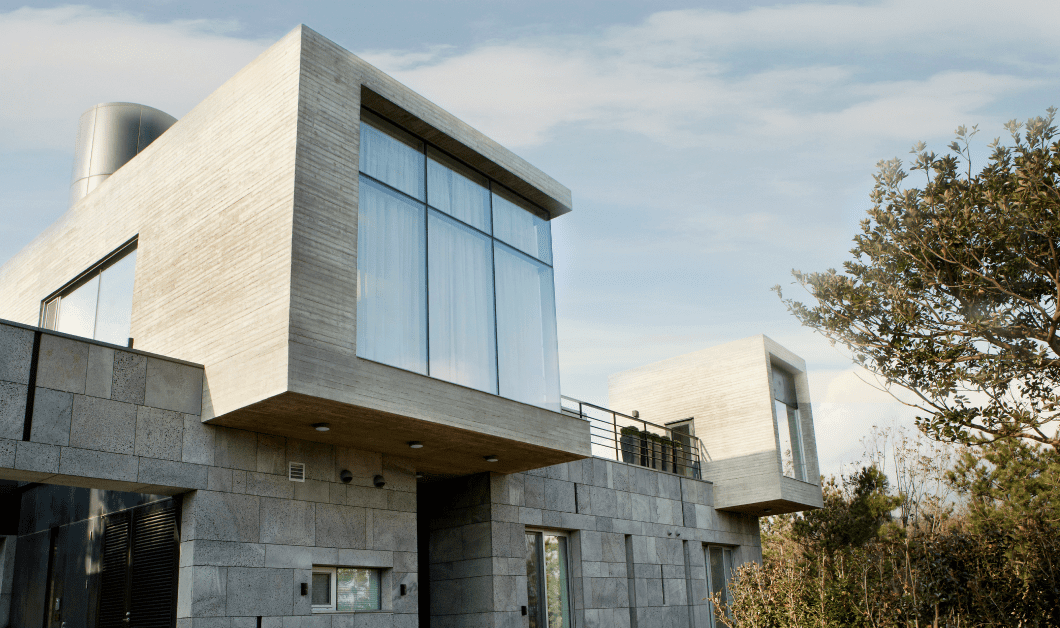  Lotte Jeju Art Villas Seung H- sang - A guest room that contains Jeju's topography through a vertical celebration of Tonggyeong between Hallasan Mountain and the sea of Jeju