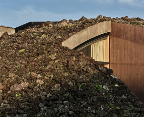 Lotte Jeju Art Villas Kengo Kuma - Rooms designed to embody the rounded shapes of Jeju's oreums, allowing you to experience the strength and flexibility of Jeju's nature